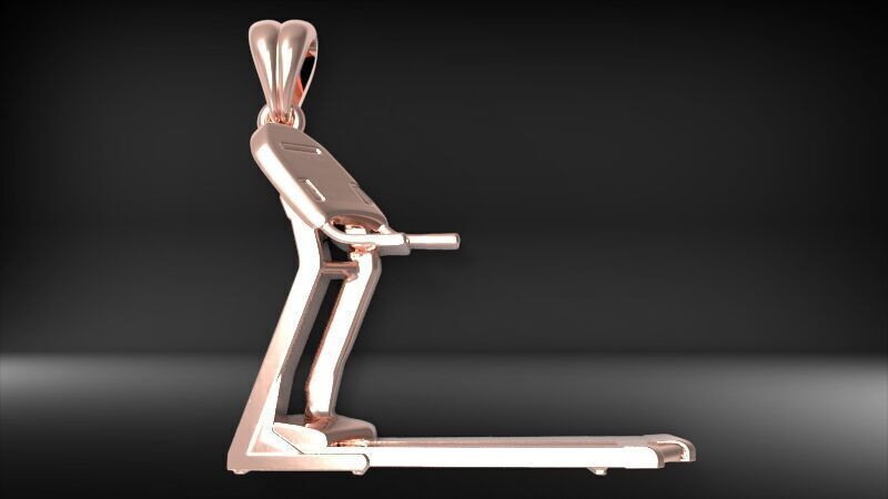 Treadmill Running  Pendant 3D print model_4