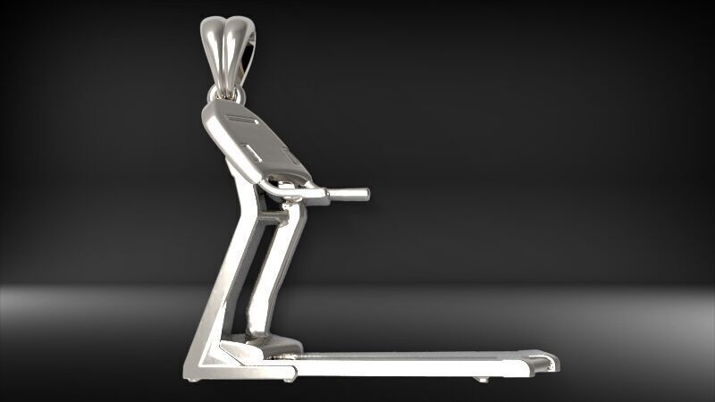 Treadmill Running  Pendant 3D print model_2
