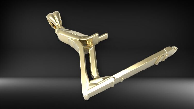Treadmill Running  Pendant 3D print model_10