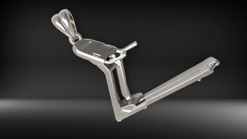 Treadmill Running  Pendant 3D print model_22