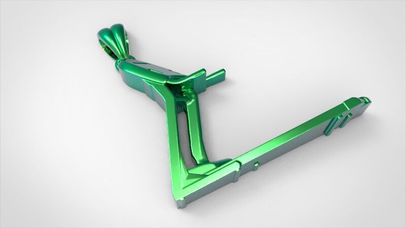Treadmill Running  Pendant 3D print model_21