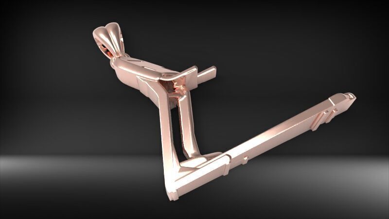 Treadmill Running  Pendant 3D print model_17
