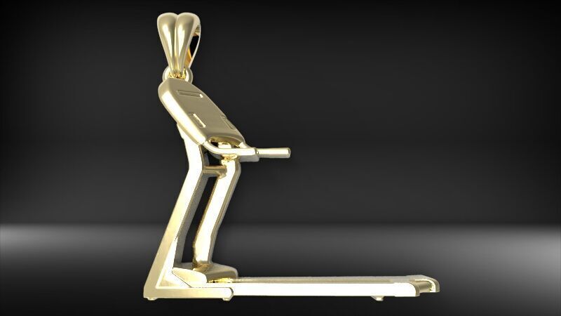 Treadmill Running  Pendant 3D print model_6
