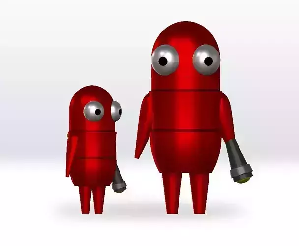 Repo Red STL file 3D Model Character Fanart