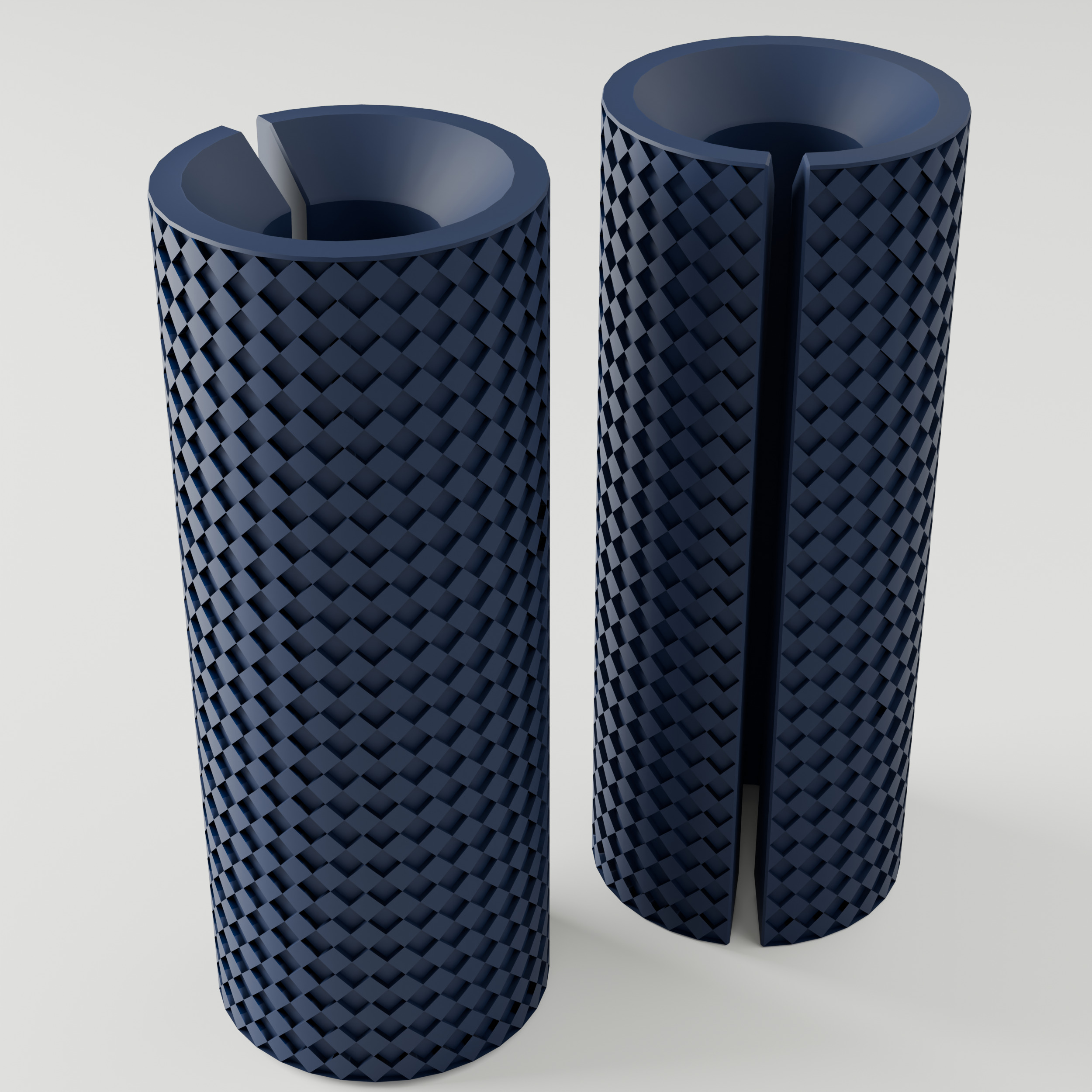 Fat Grips Bundle - 4 Variations  3D model_4