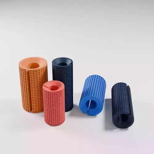 Fat Grips Bundle - 4 Variations  3D model