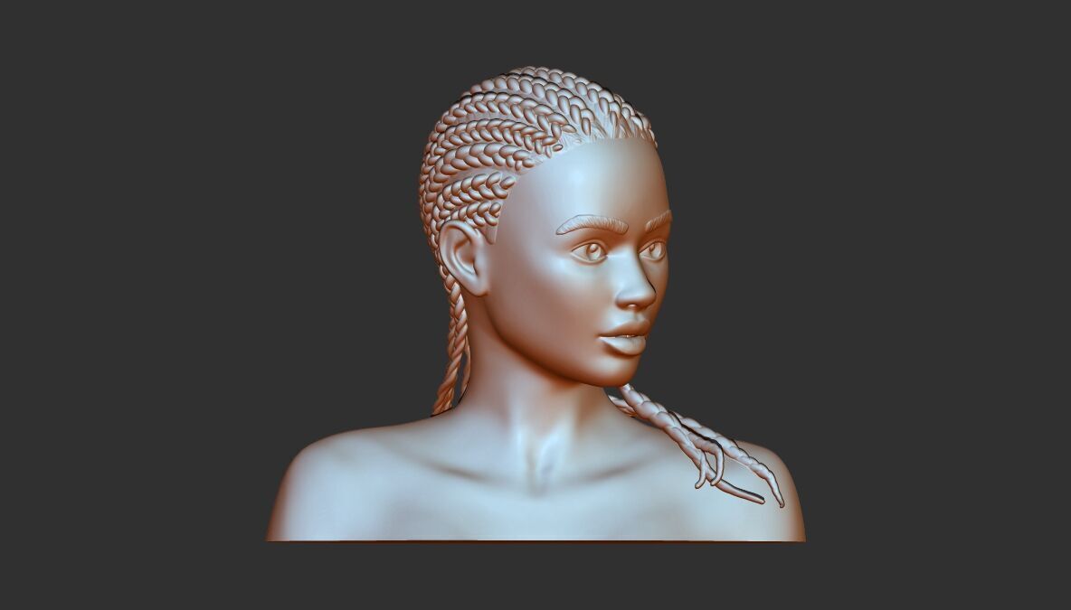 3D PRINTABLE FEMALE MODEL 3D print model_19