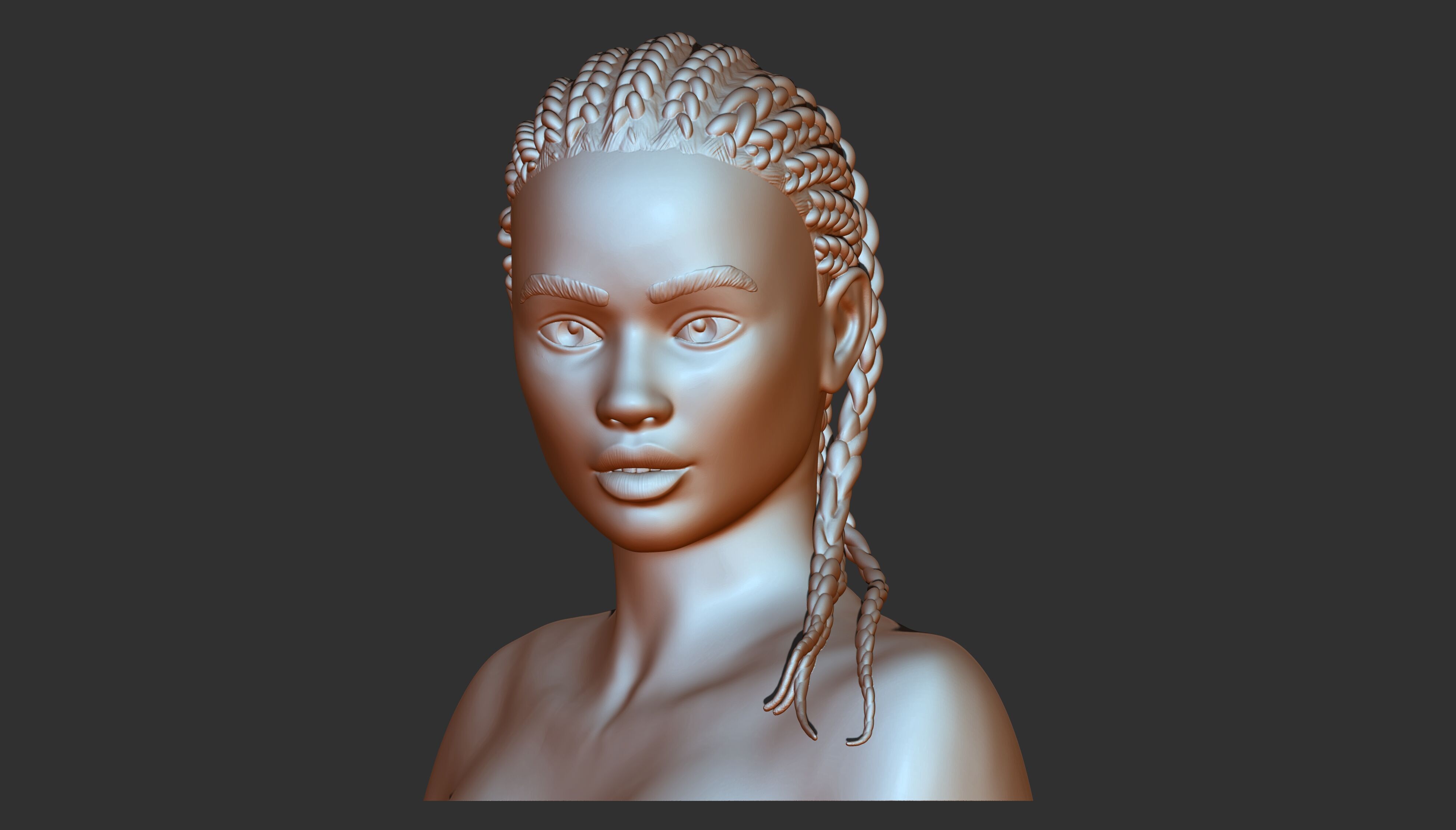 3D PRINTABLE FEMALE MODEL 3D print model_21