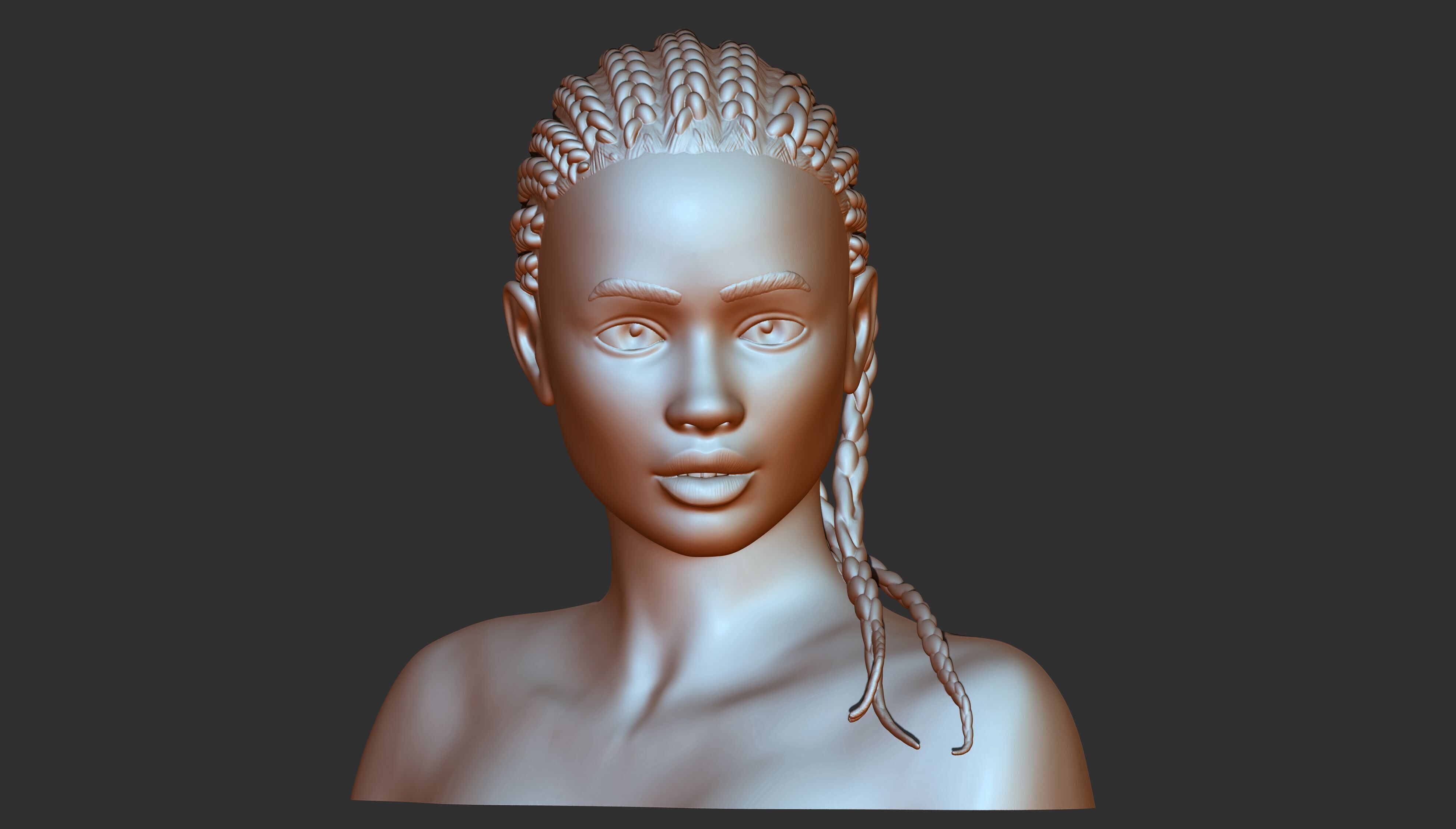 3D PRINTABLE FEMALE MODEL 3D print model_22