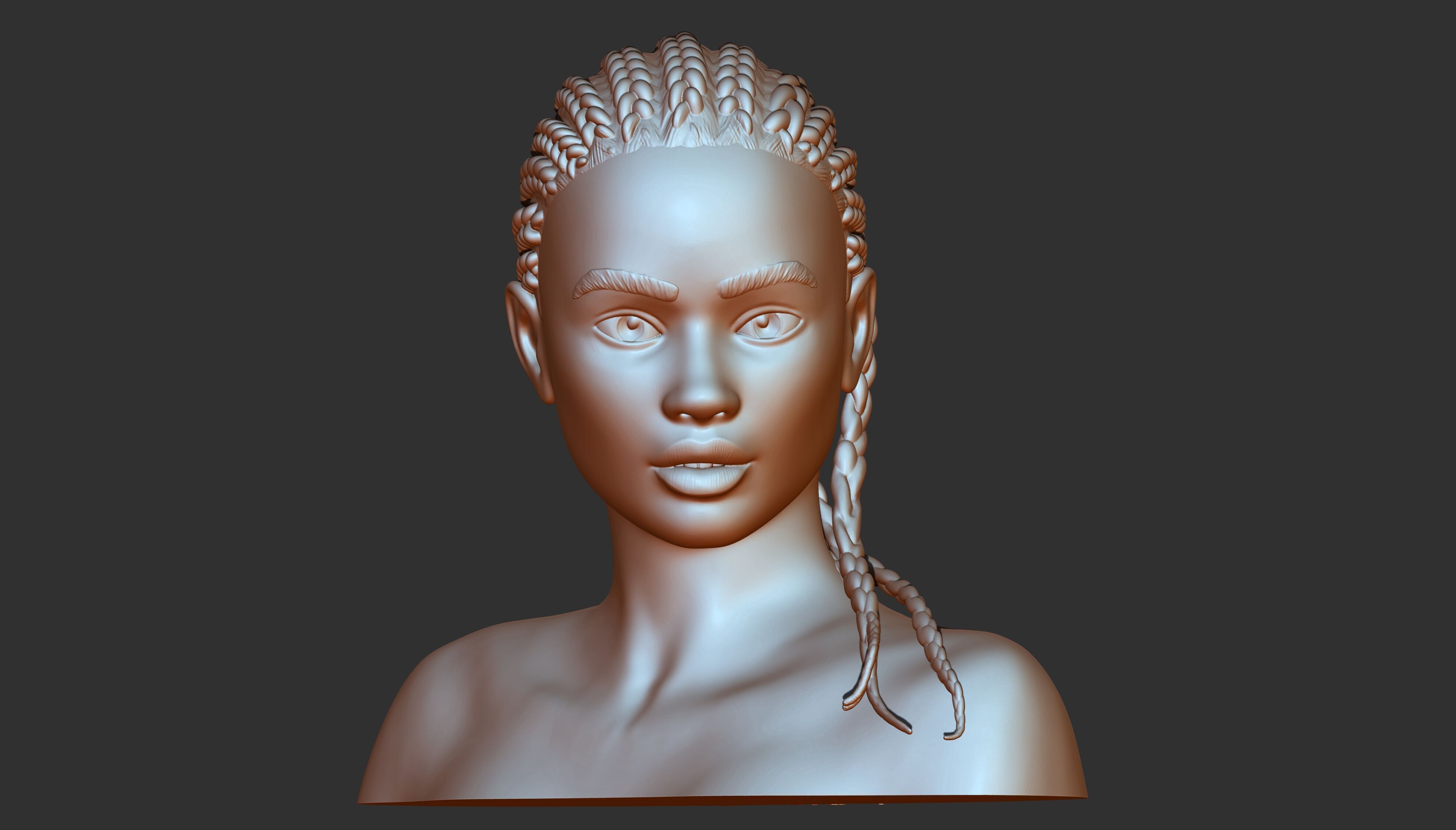 3D PRINTABLE FEMALE MODEL 3D print model_23