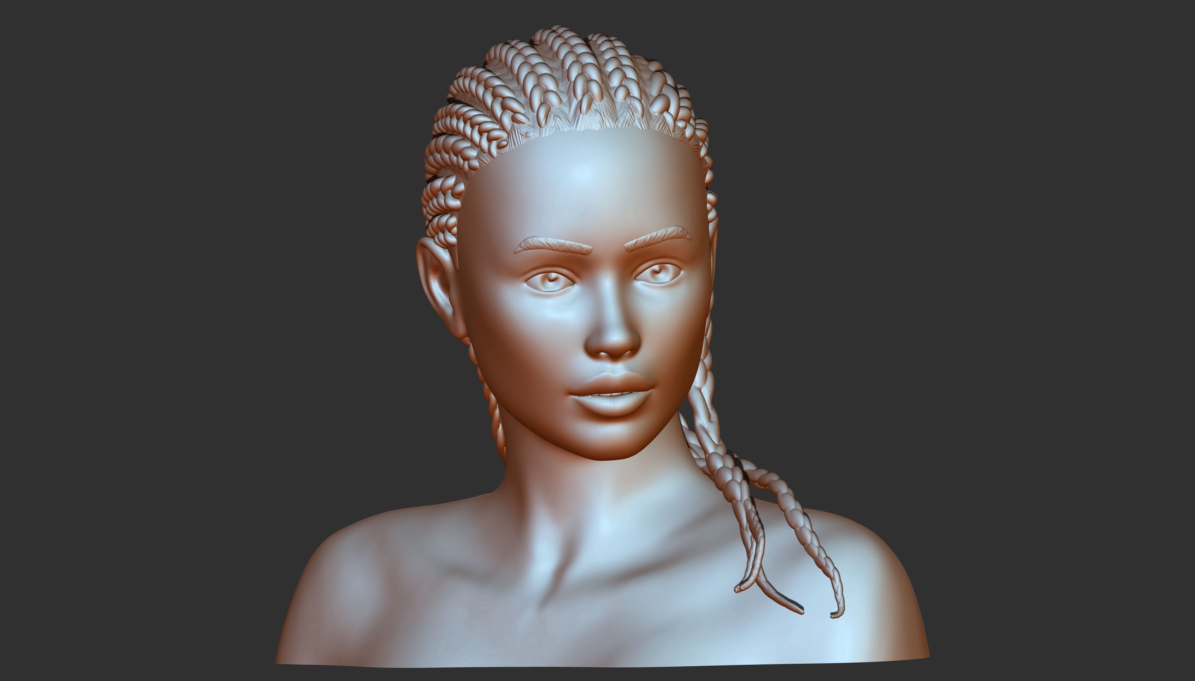 3D PRINTABLE FEMALE MODEL 3D print model_16