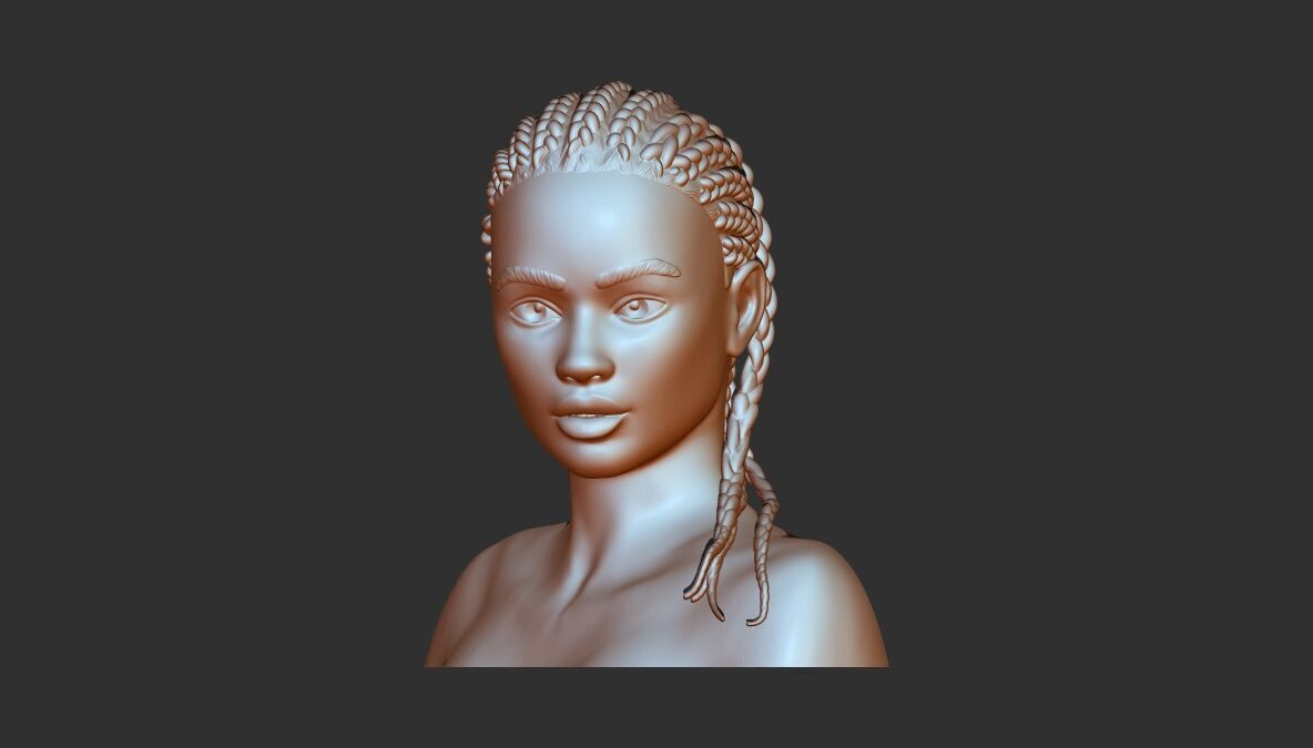 3D PRINTABLE FEMALE MODEL 3D print model_9