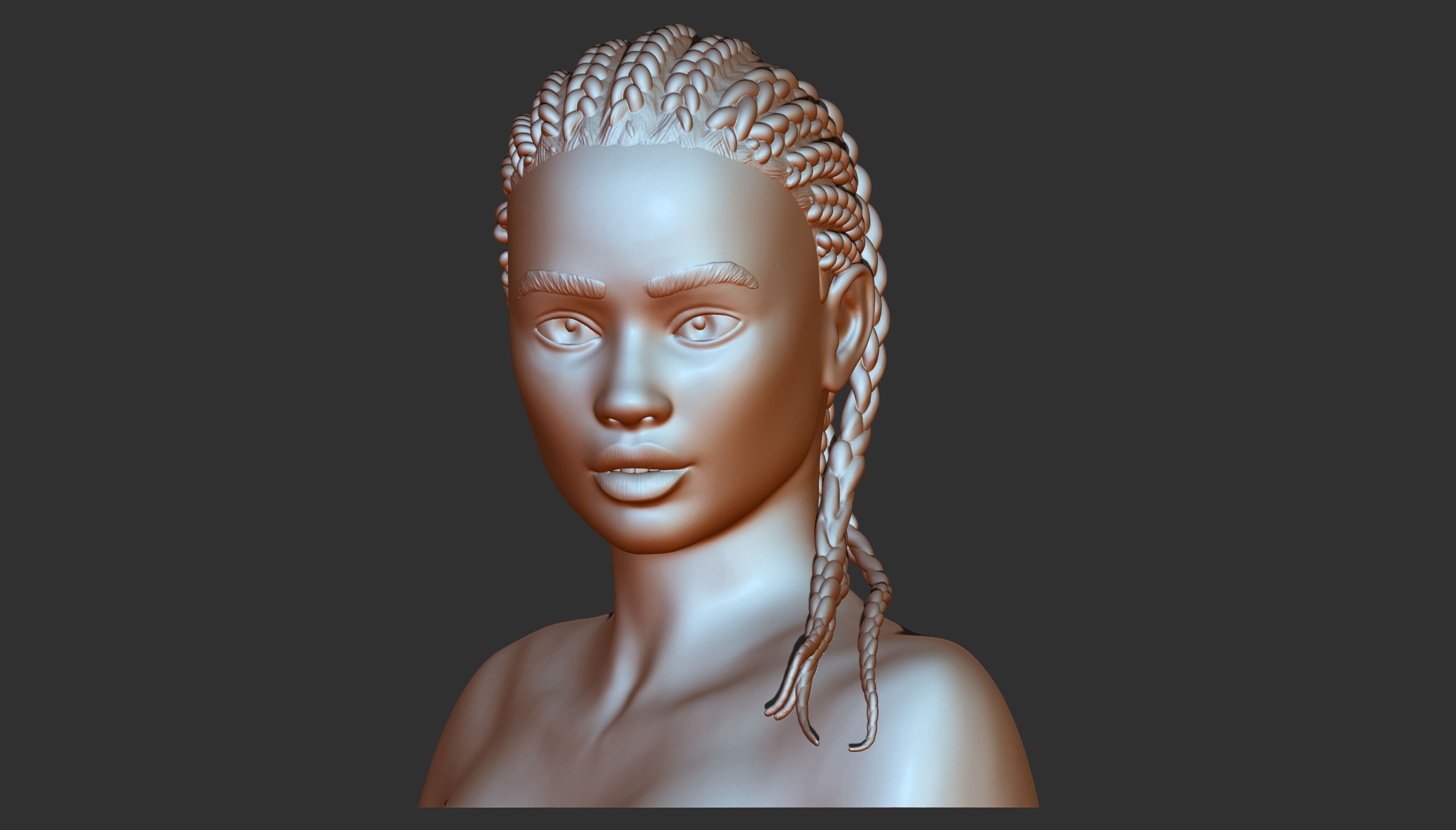 3D PRINTABLE FEMALE MODEL 3D print model_7