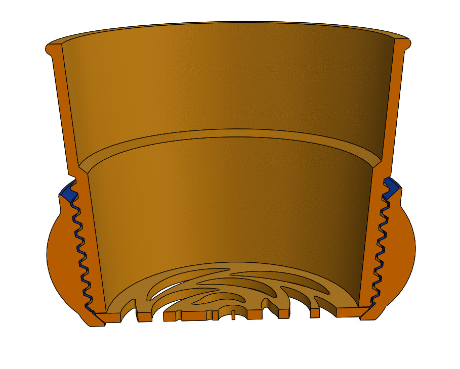 Pastry syringe 3D print model_3