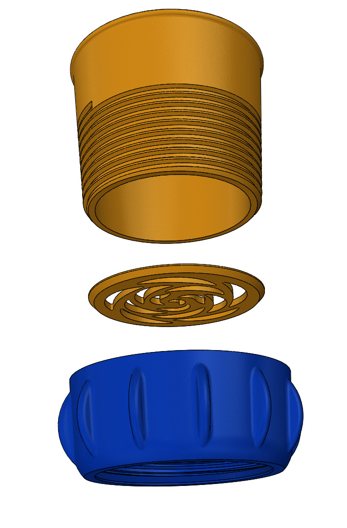 Pastry syringe 3D print model_2
