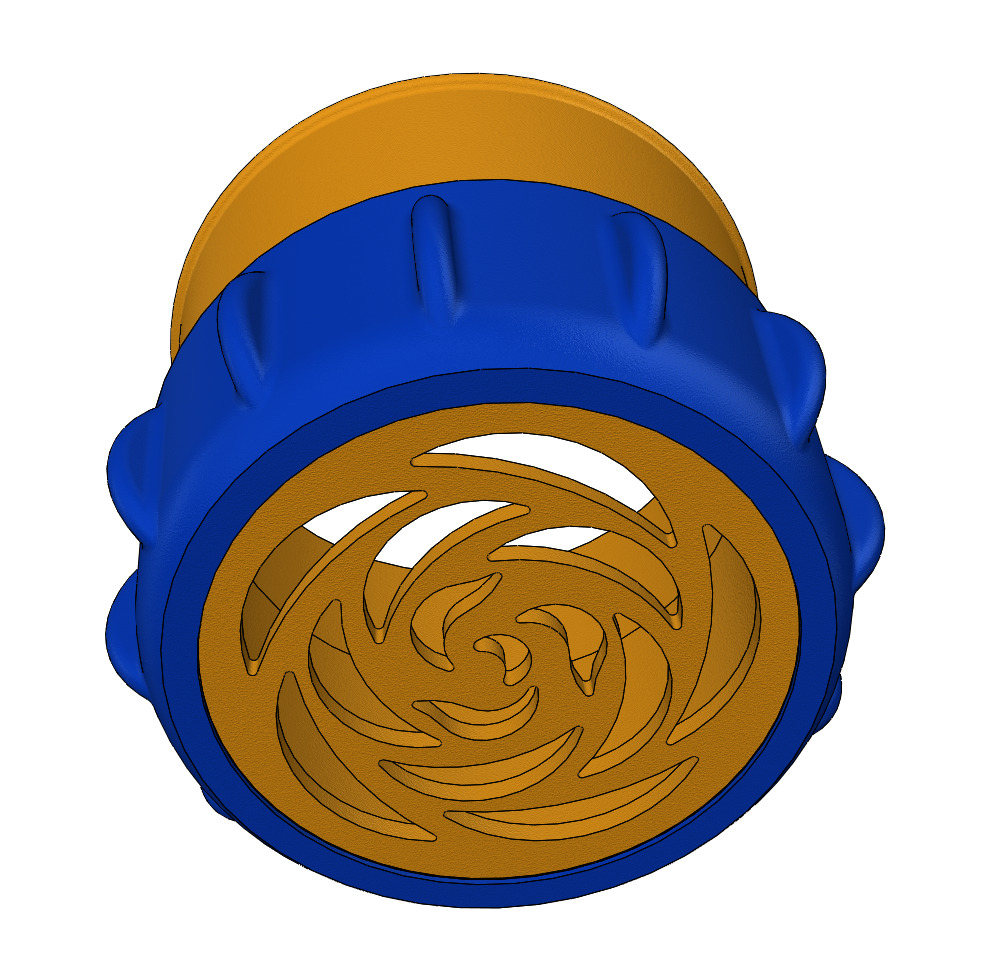 Pastry syringe 3D print model_1