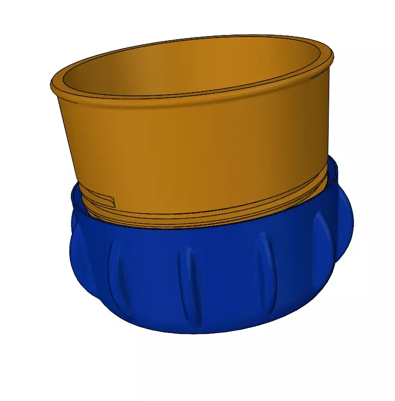 Pastry syringe 3D print model_0