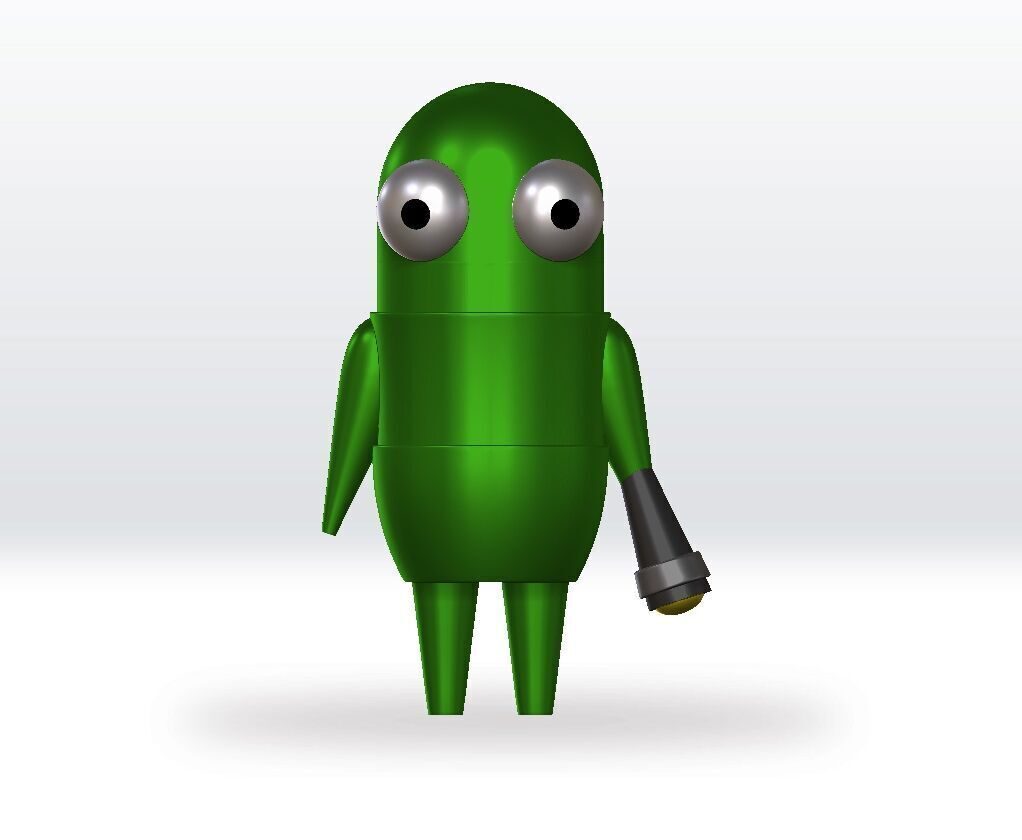 Repo Green STL file 3D Model Character Fanart 3D print model_2