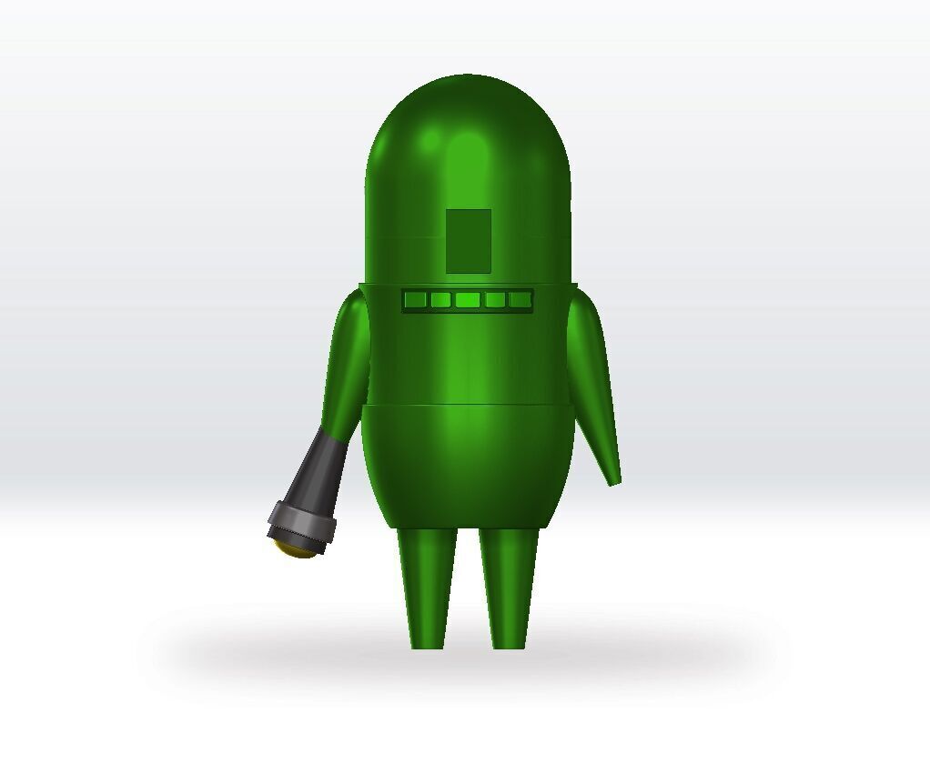 Repo Green STL file 3D Model Character Fanart 3D print model_4