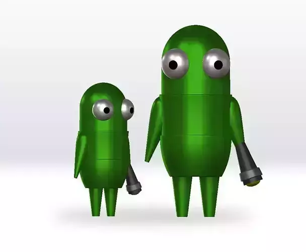 Repo Green STL file 3D Model Character Fanart 3D print model