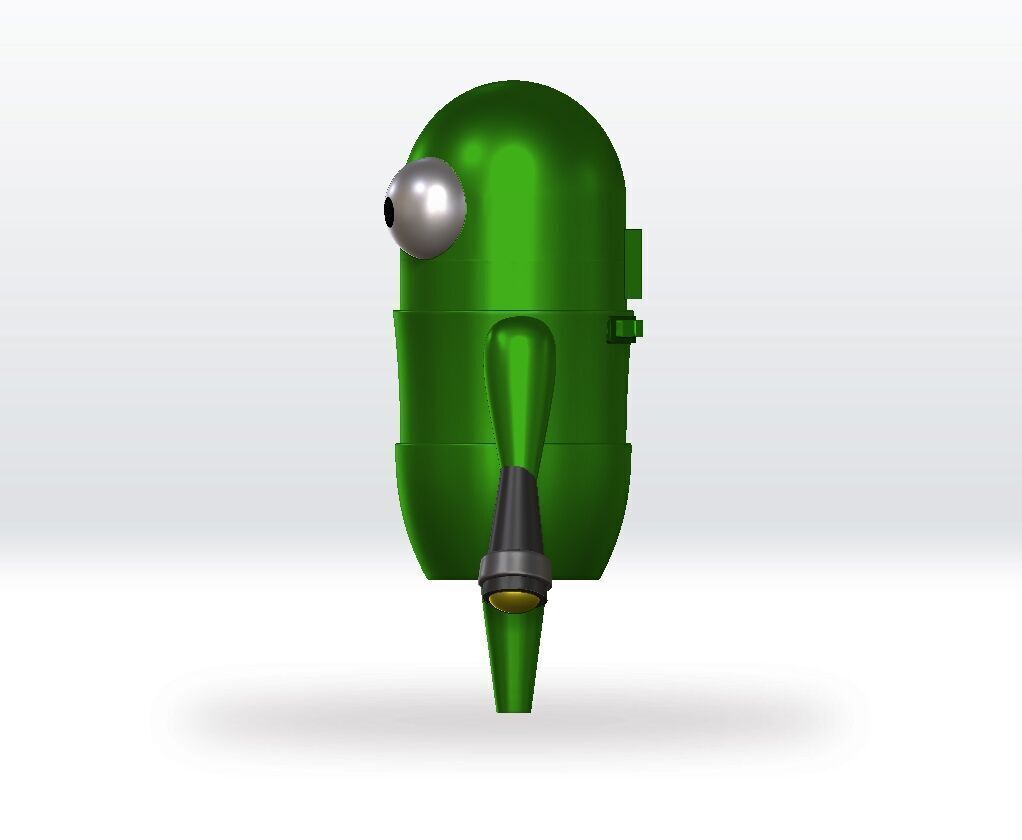 Repo Green STL file 3D Model Character Fanart 3D print model_3