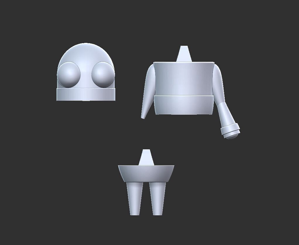 Repo Yellow STL file 3D Model Character Fanart 3D print model_1