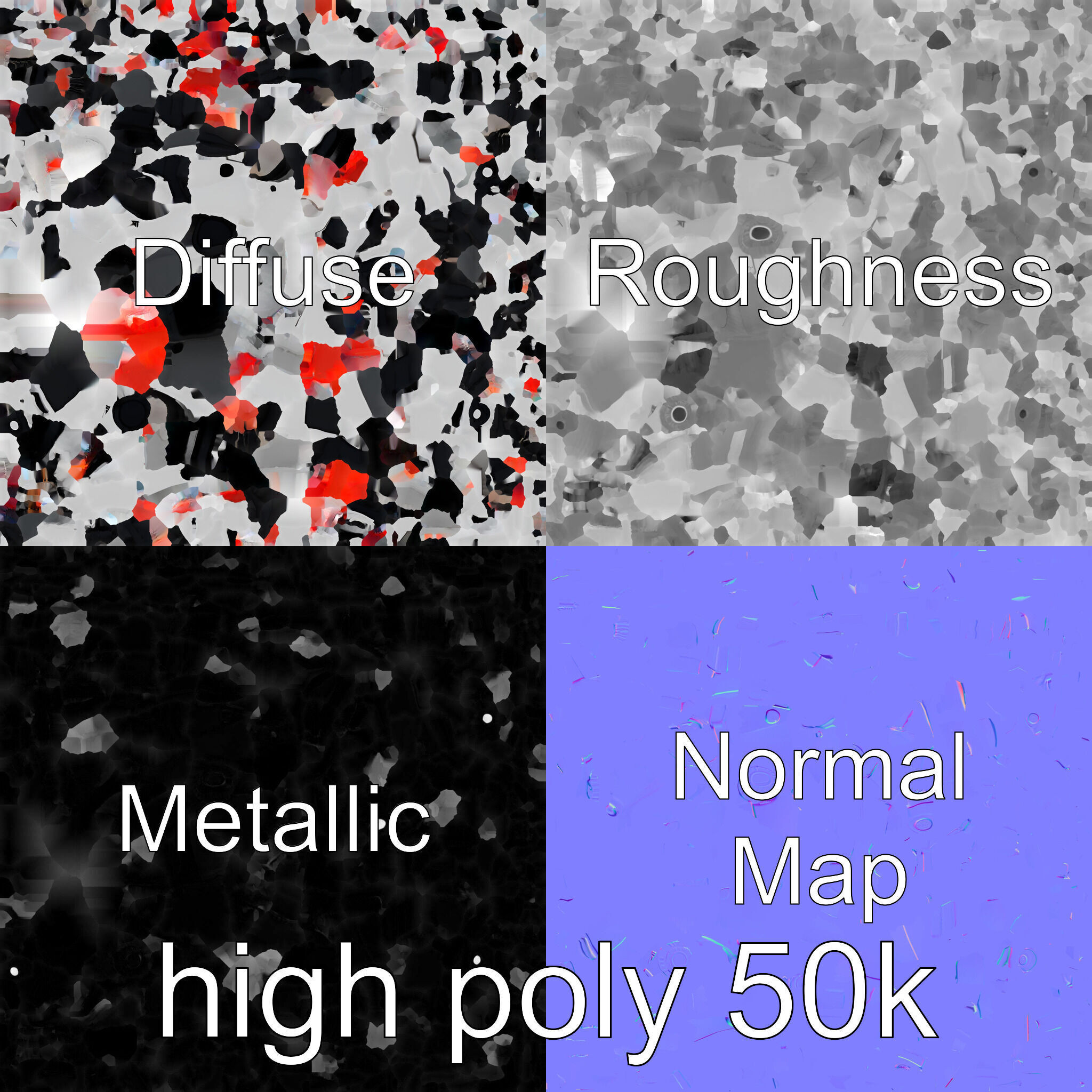 Eco Sweeper Drone model pack Low-poly 3D model_28