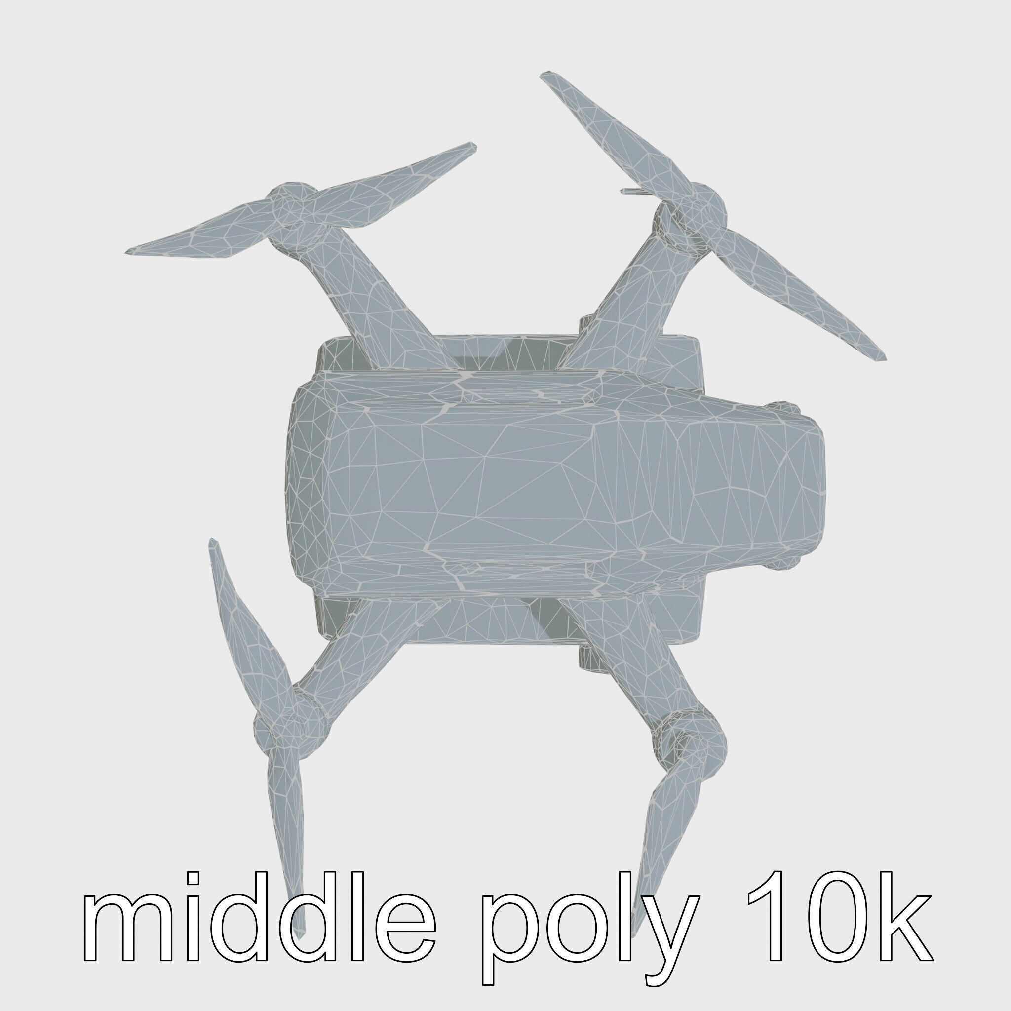 Eco Sweeper Drone model pack Low-poly 3D model_26