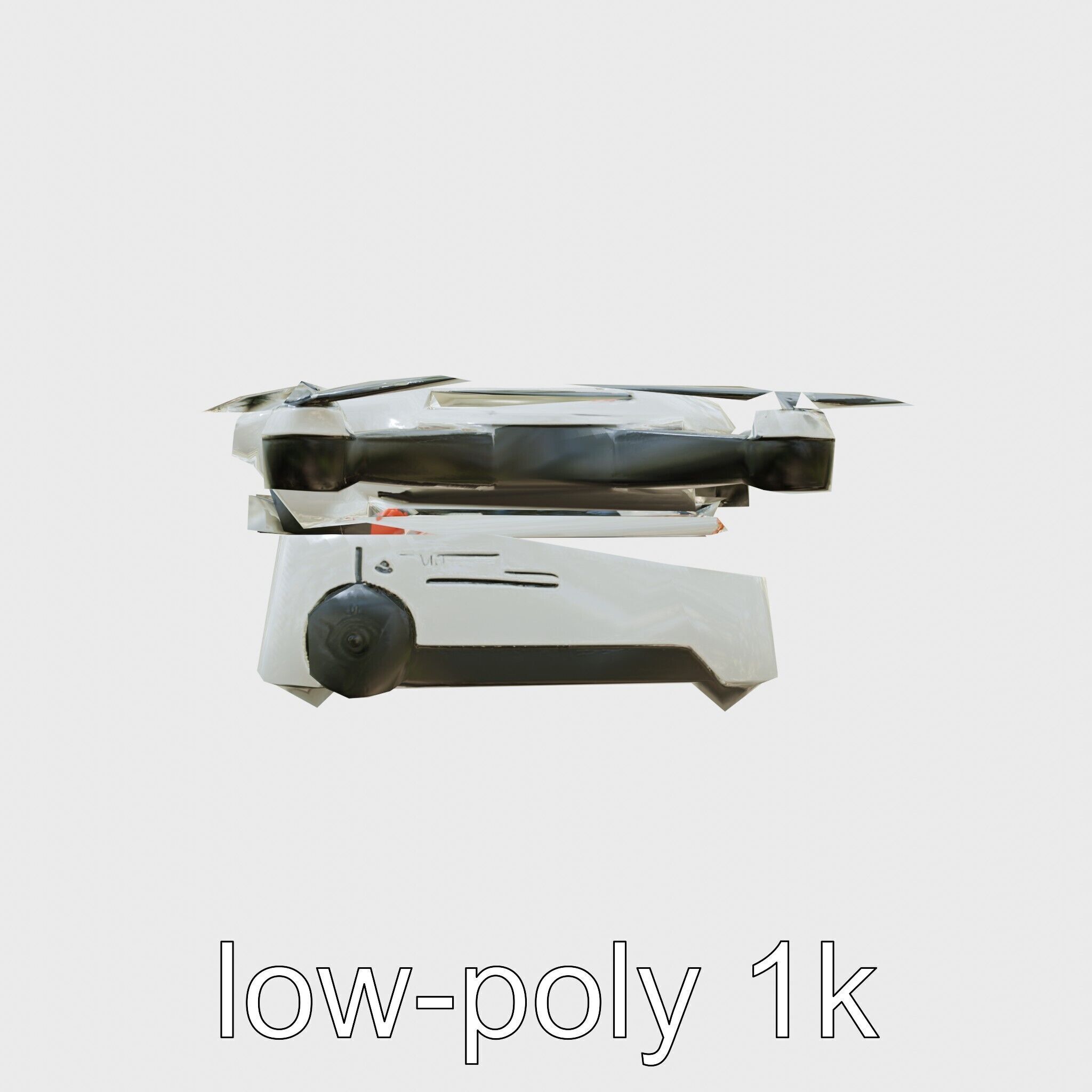 Eco Sweeper Drone model pack Low-poly 3D model_7