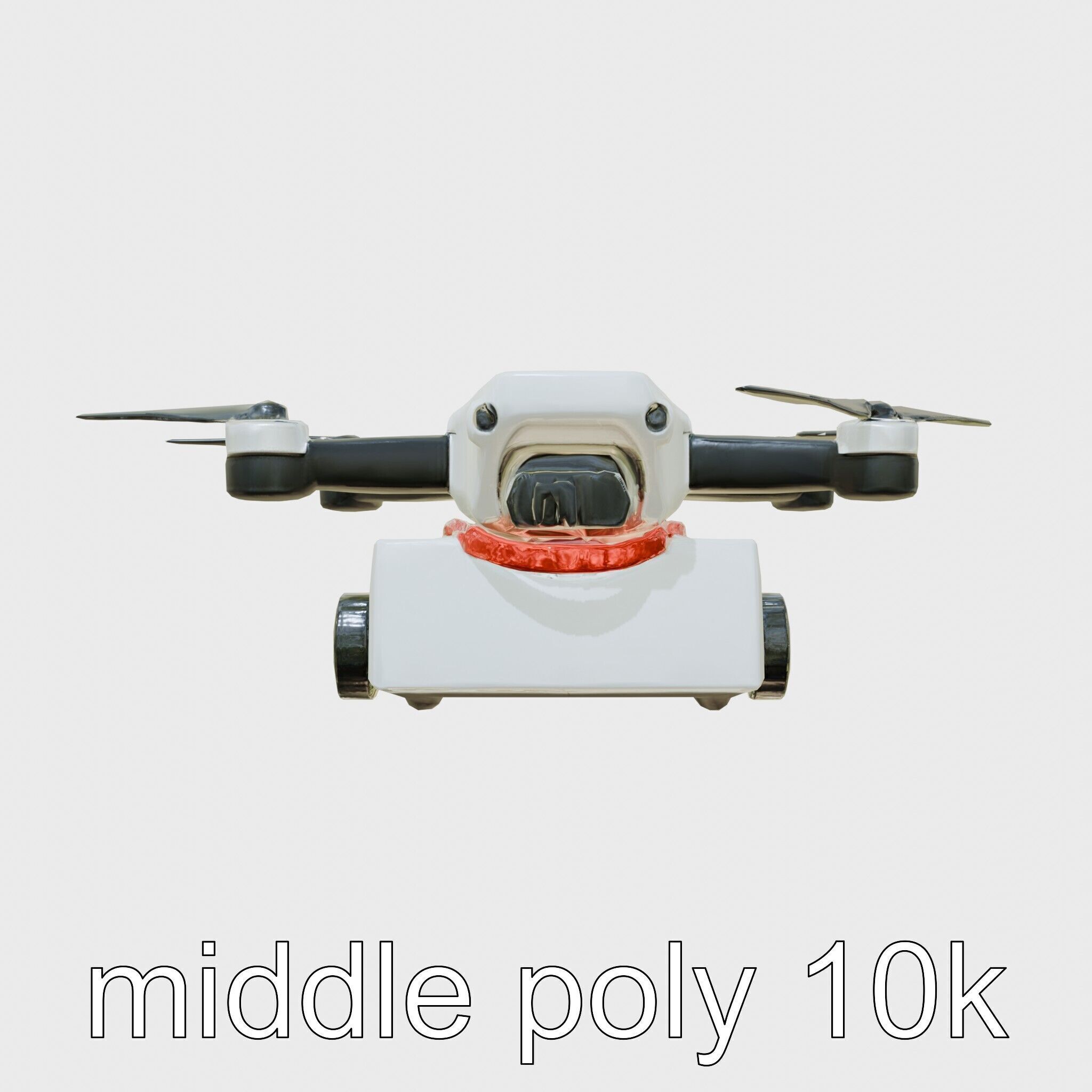 Eco Sweeper Drone model pack Low-poly 3D model_17