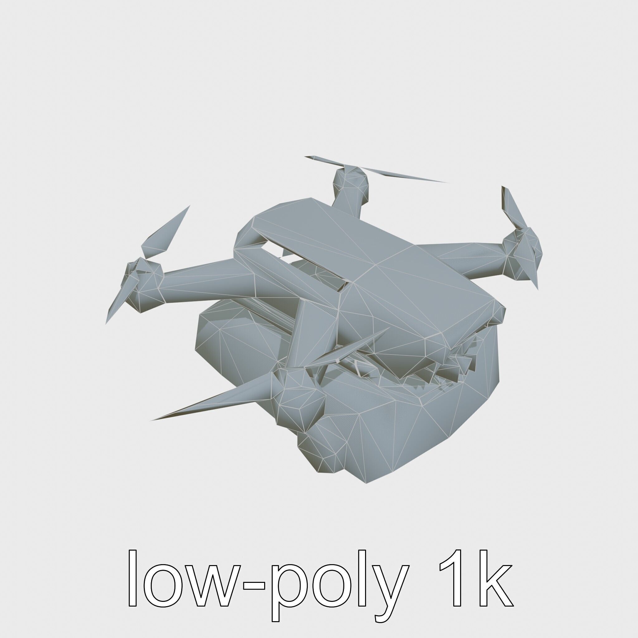 Eco Sweeper Drone model pack Low-poly 3D model_24