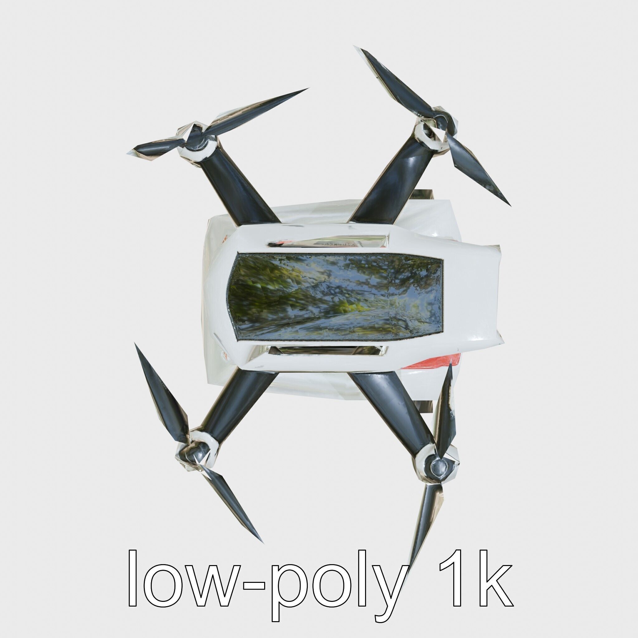 Eco Sweeper Drone model pack Low-poly 3D model_27