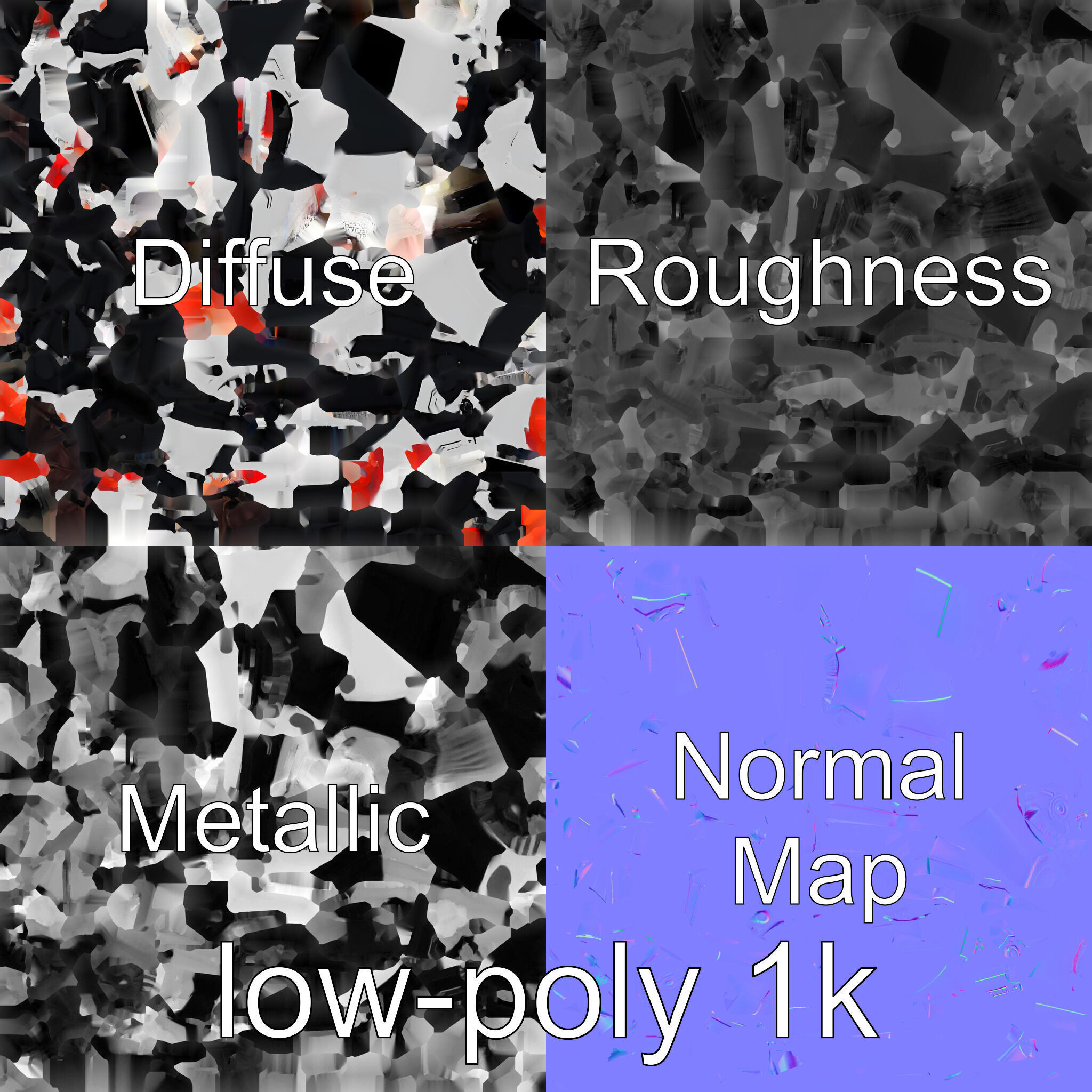 Eco Sweeper Drone model pack Low-poly 3D model_4