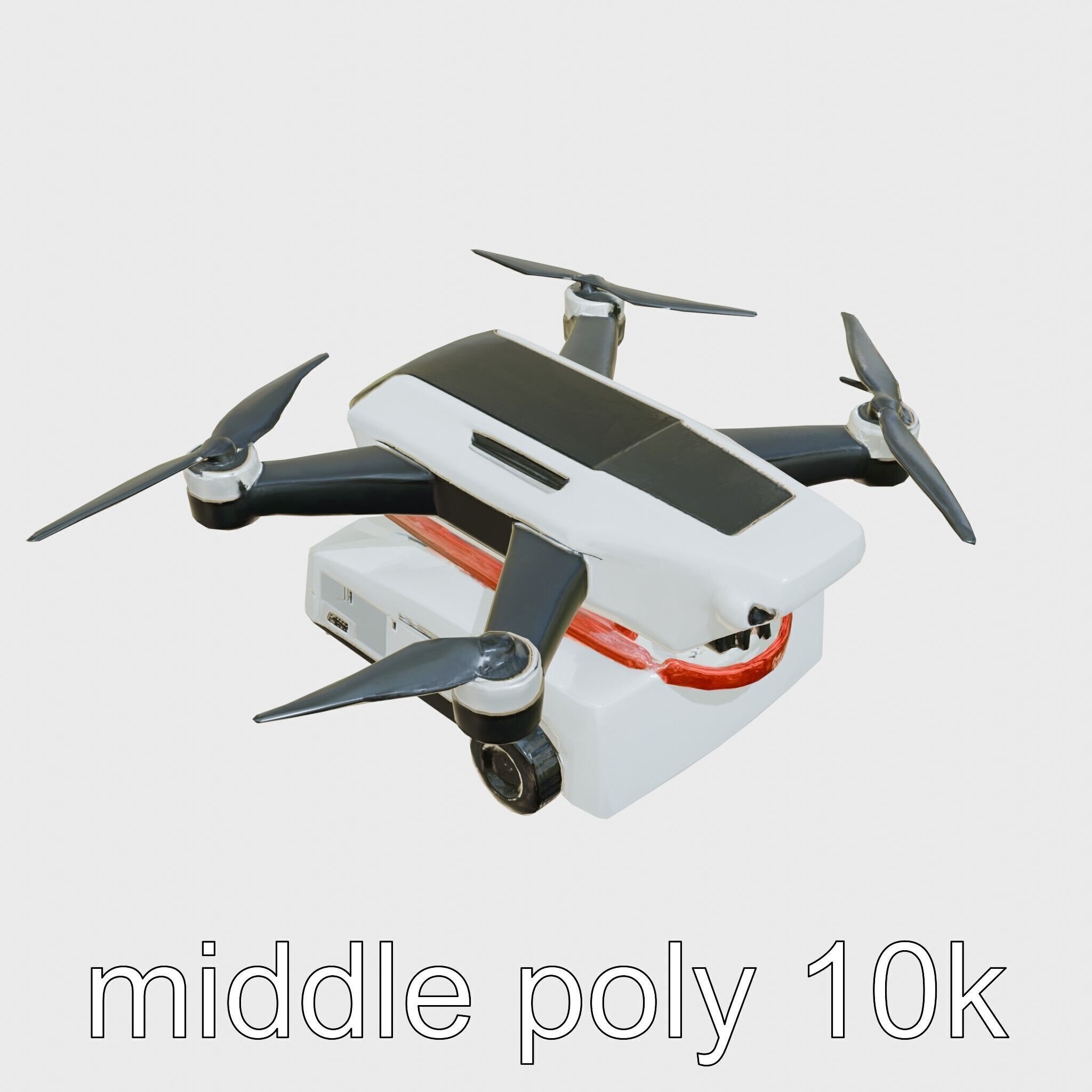 Eco Sweeper Drone model pack Low-poly 3D model_12