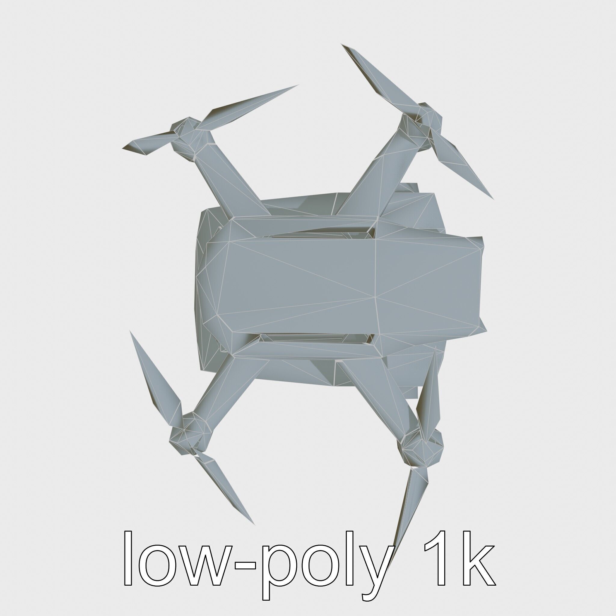 Eco Sweeper Drone model pack Low-poly 3D model_20