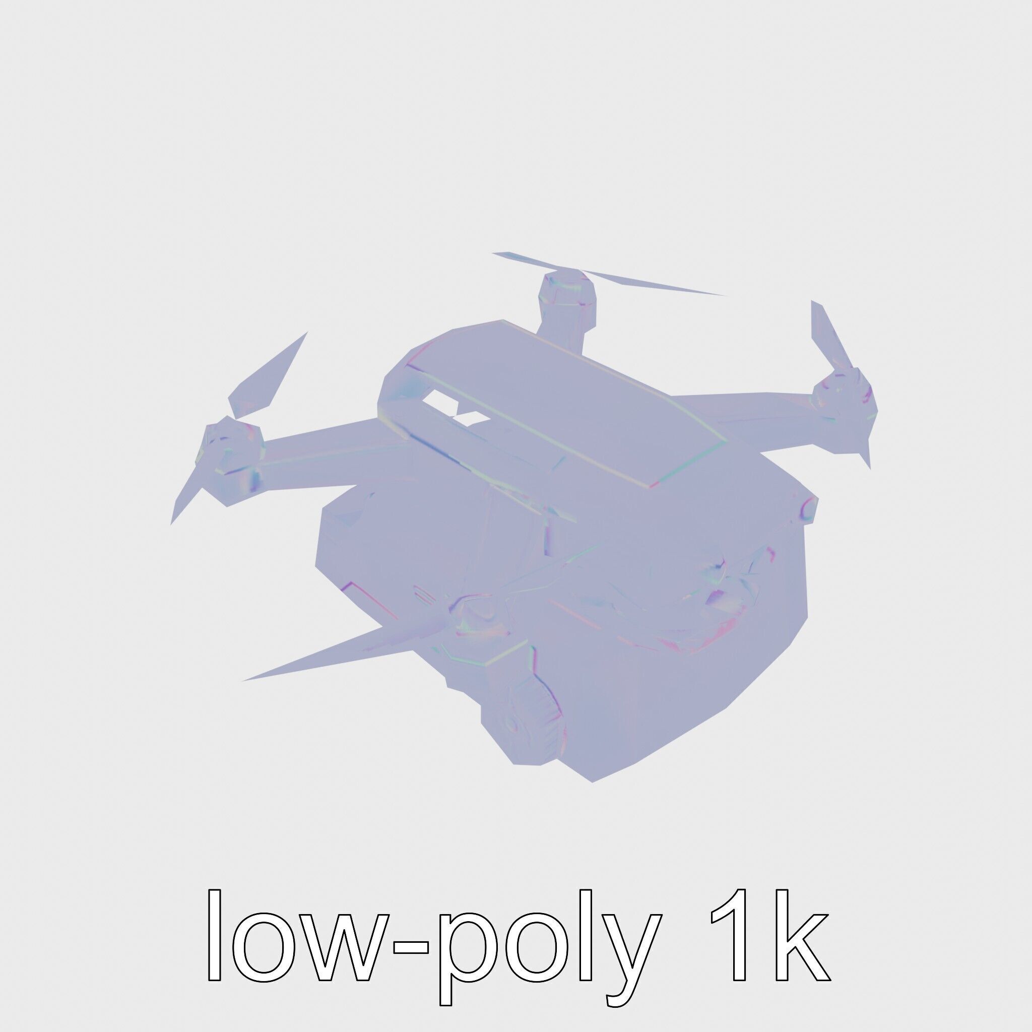 Eco Sweeper Drone model pack Low-poly 3D model_15