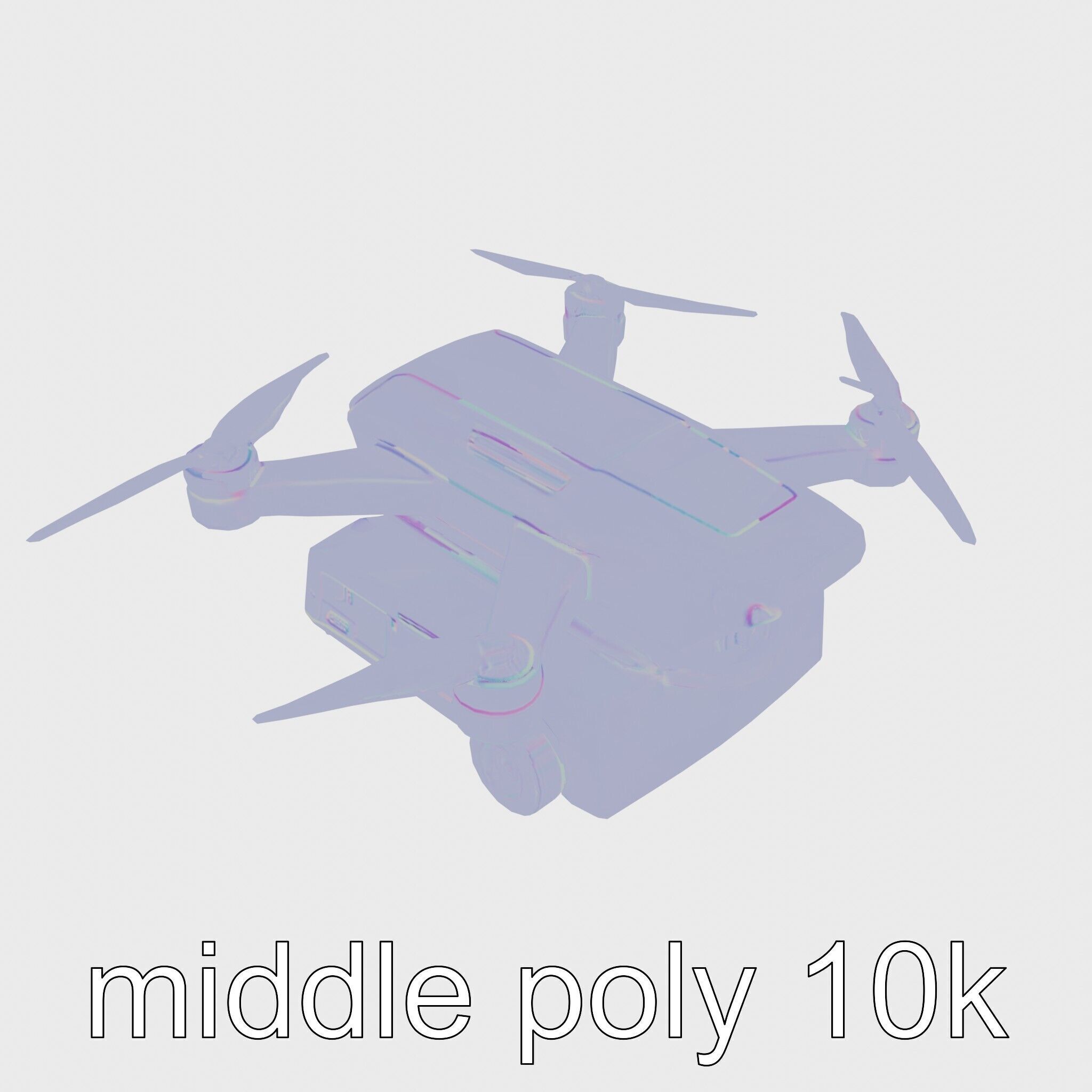 Eco Sweeper Drone model pack Low-poly 3D model_21