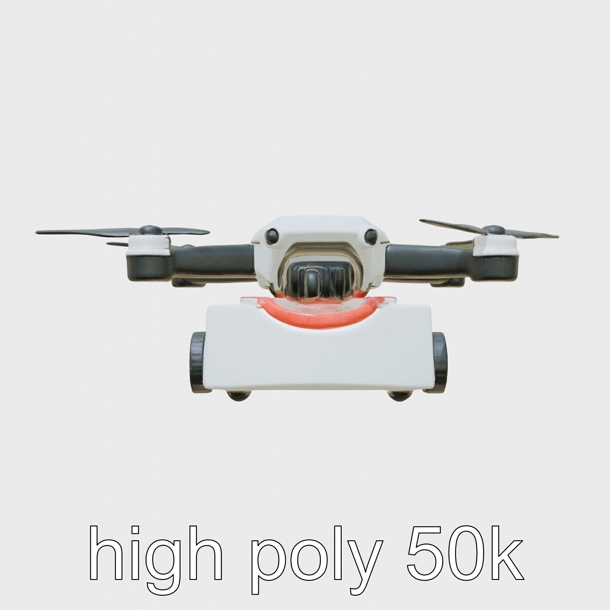 Eco Sweeper Drone model pack Low-poly 3D model_18