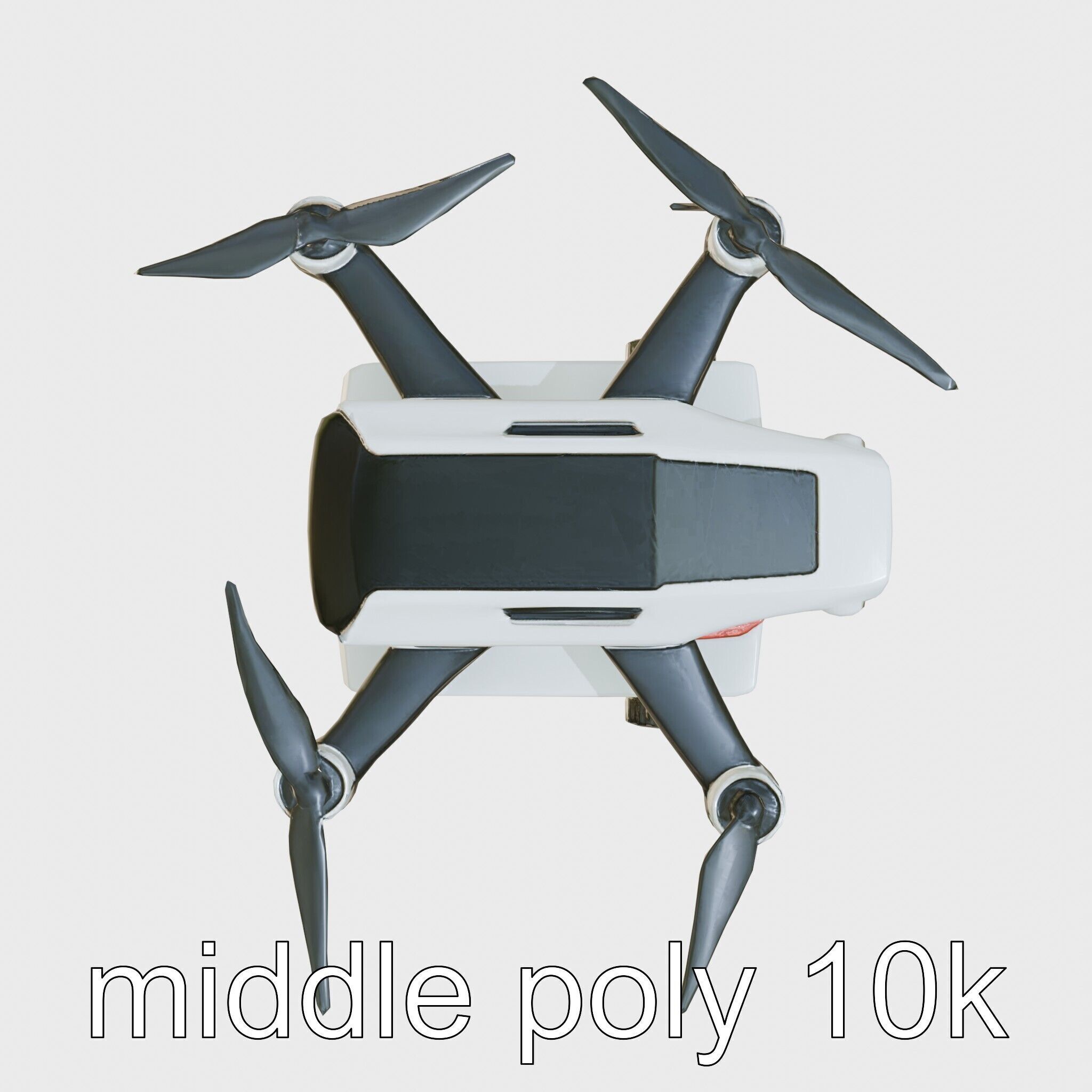 Eco Sweeper Drone model pack Low-poly 3D model_16