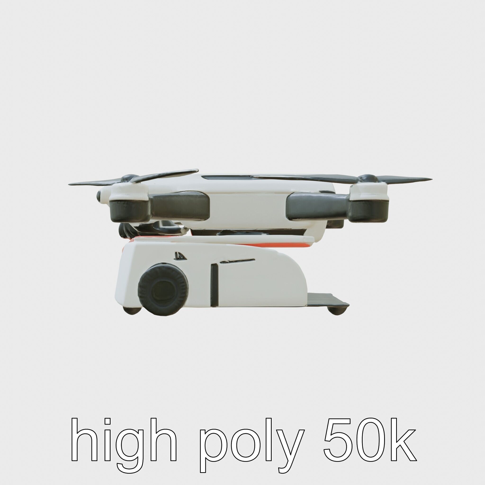 Eco Sweeper Drone model pack Low-poly 3D model_5