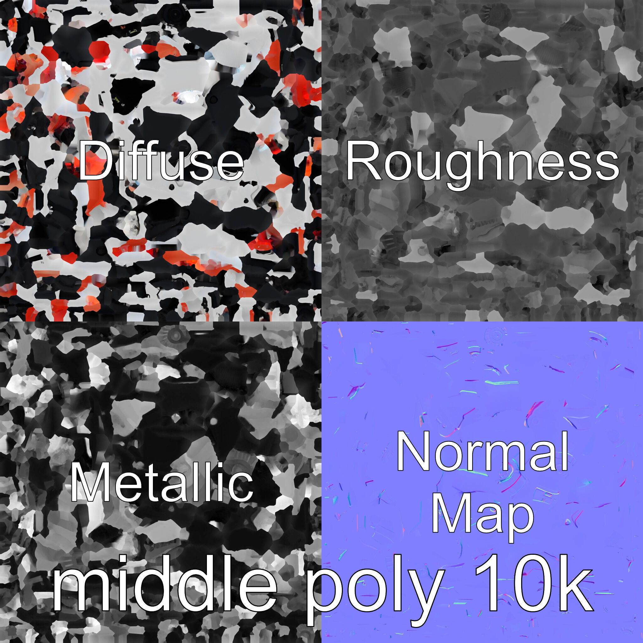 Eco Sweeper Drone model pack Low-poly 3D model_32