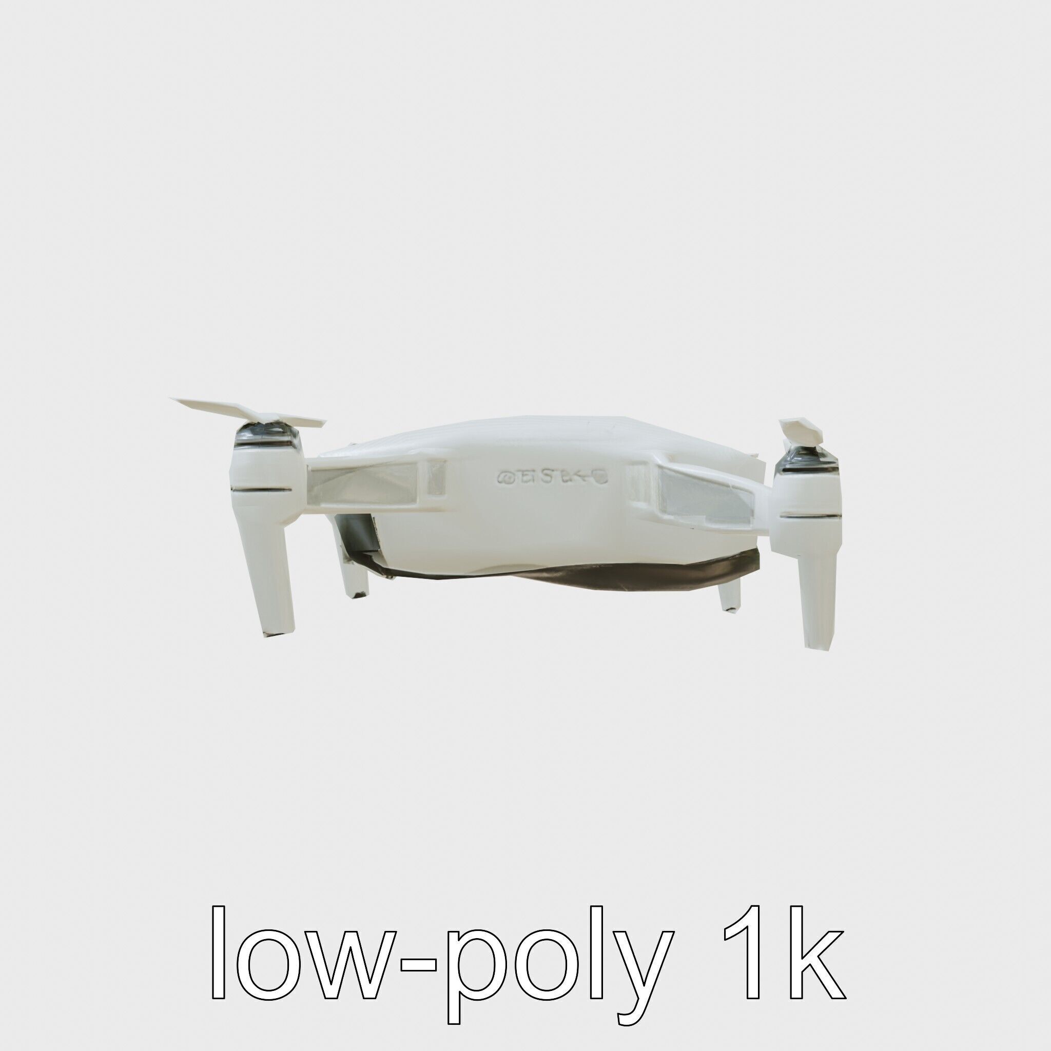 Future City Drone Cleaning AI Compact Design model pack Low-poly 3D model_13