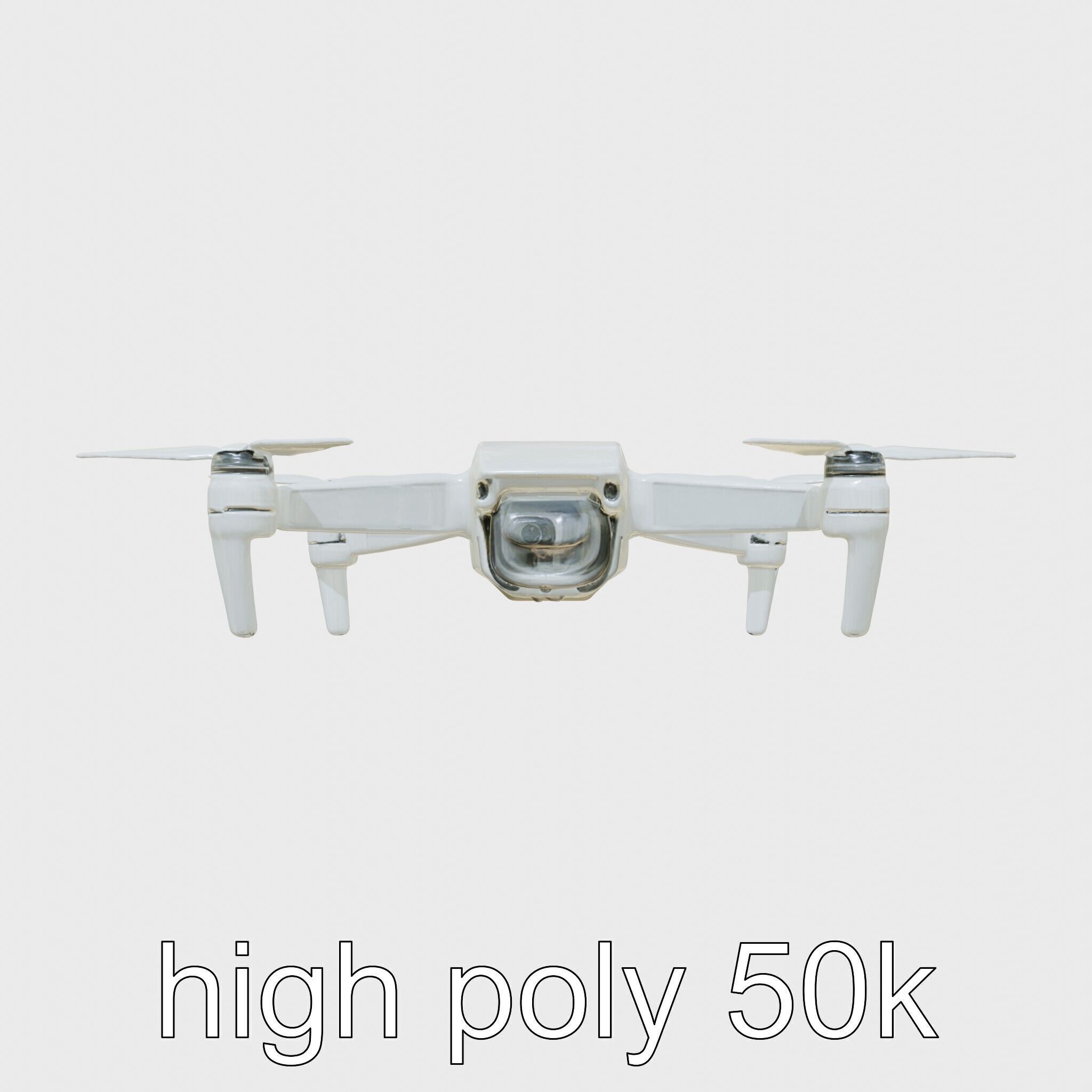 Future City Drone Cleaning AI Compact Design model pack Low-poly 3D model_21