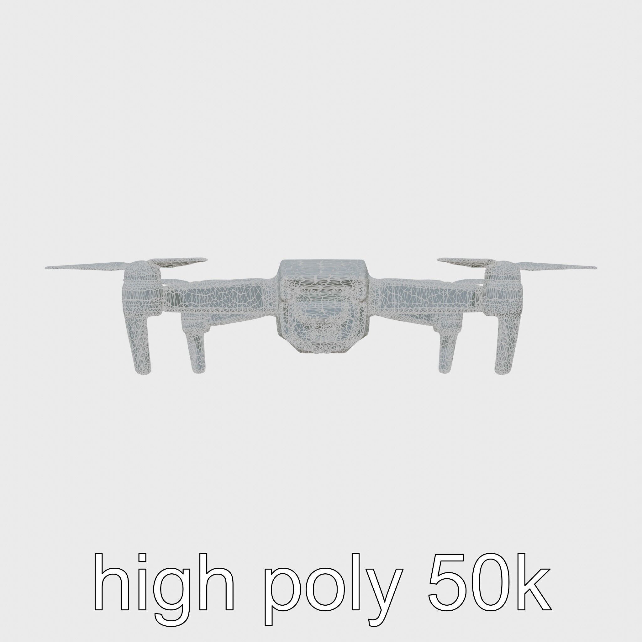 Future City Drone Cleaning AI Compact Design model pack Low-poly 3D model_23