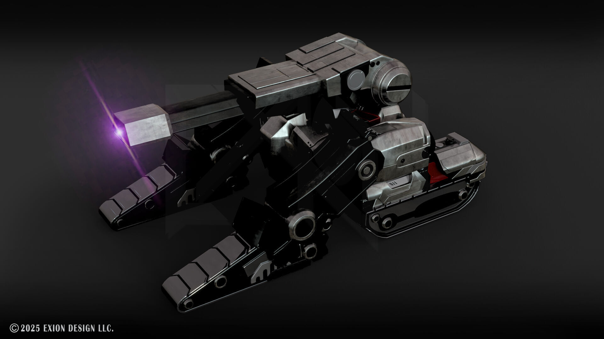 Transformers One Megatron Cybertron Tank Form 3D model_7