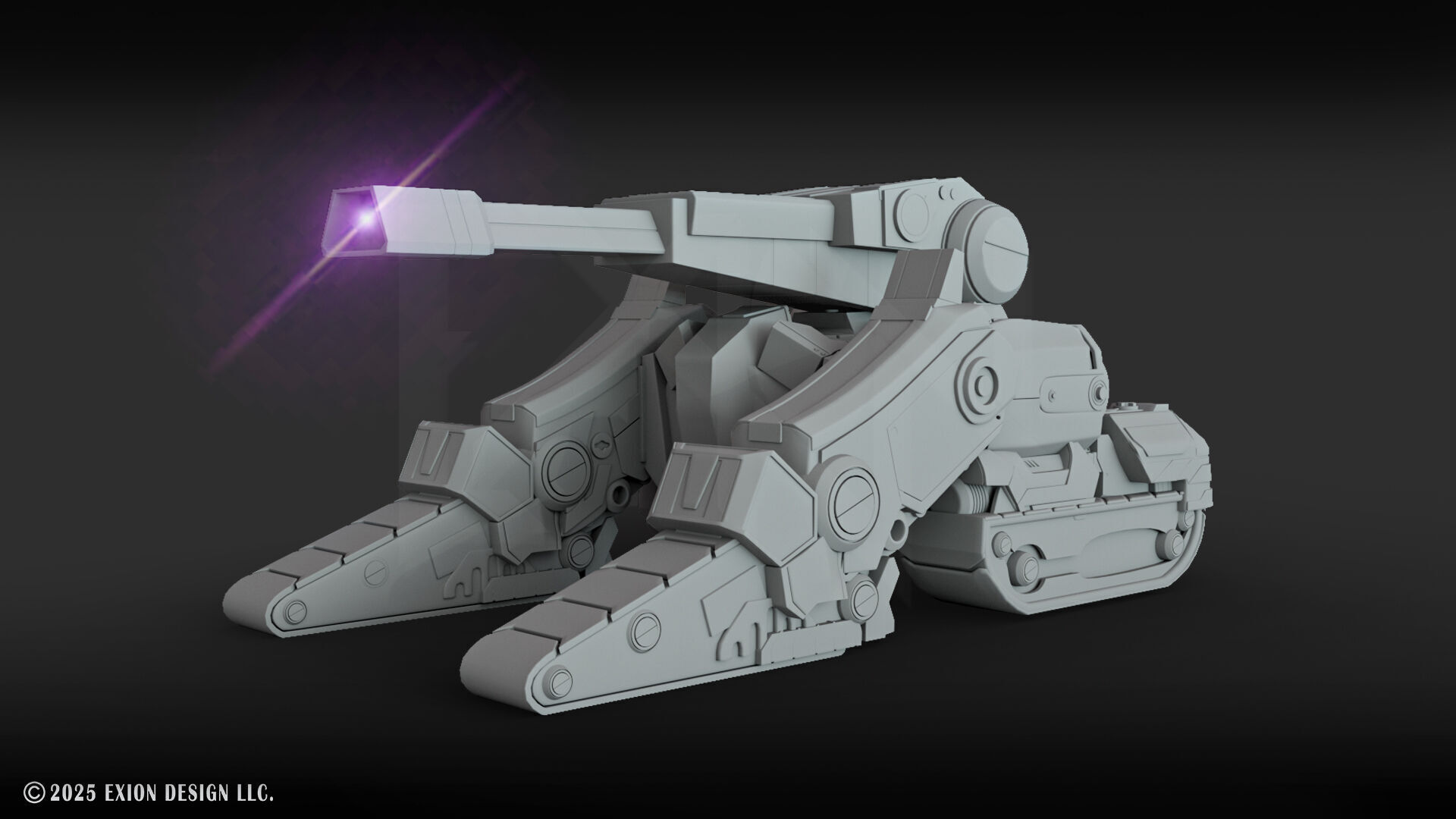 Transformers One Megatron Cybertron Tank Form 3D model_11