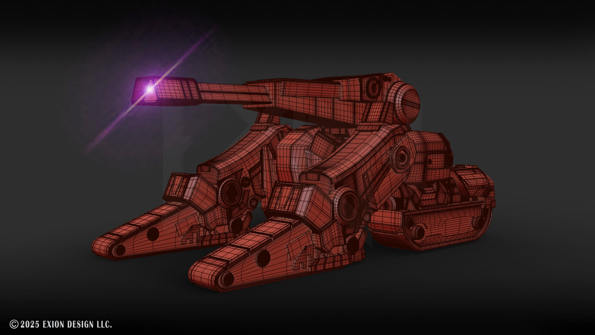 Transformers One Megatron Cybertron Tank Form 3D model_10