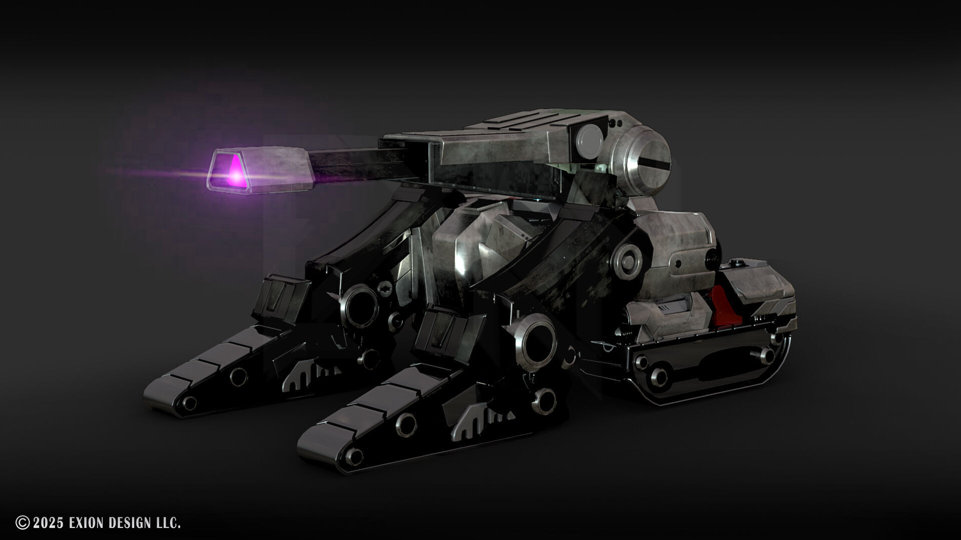 Transformers One Megatron Cybertron Tank Form 3D model_1