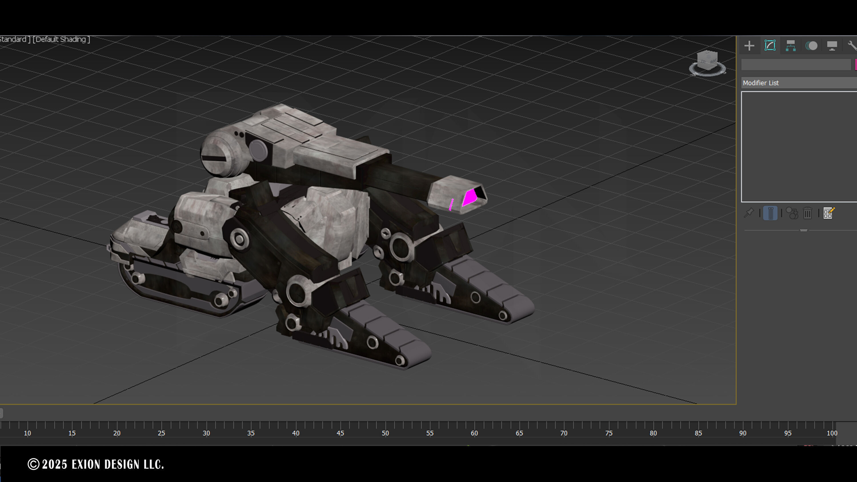 Transformers One Megatron Cybertron Tank Form 3D model_12