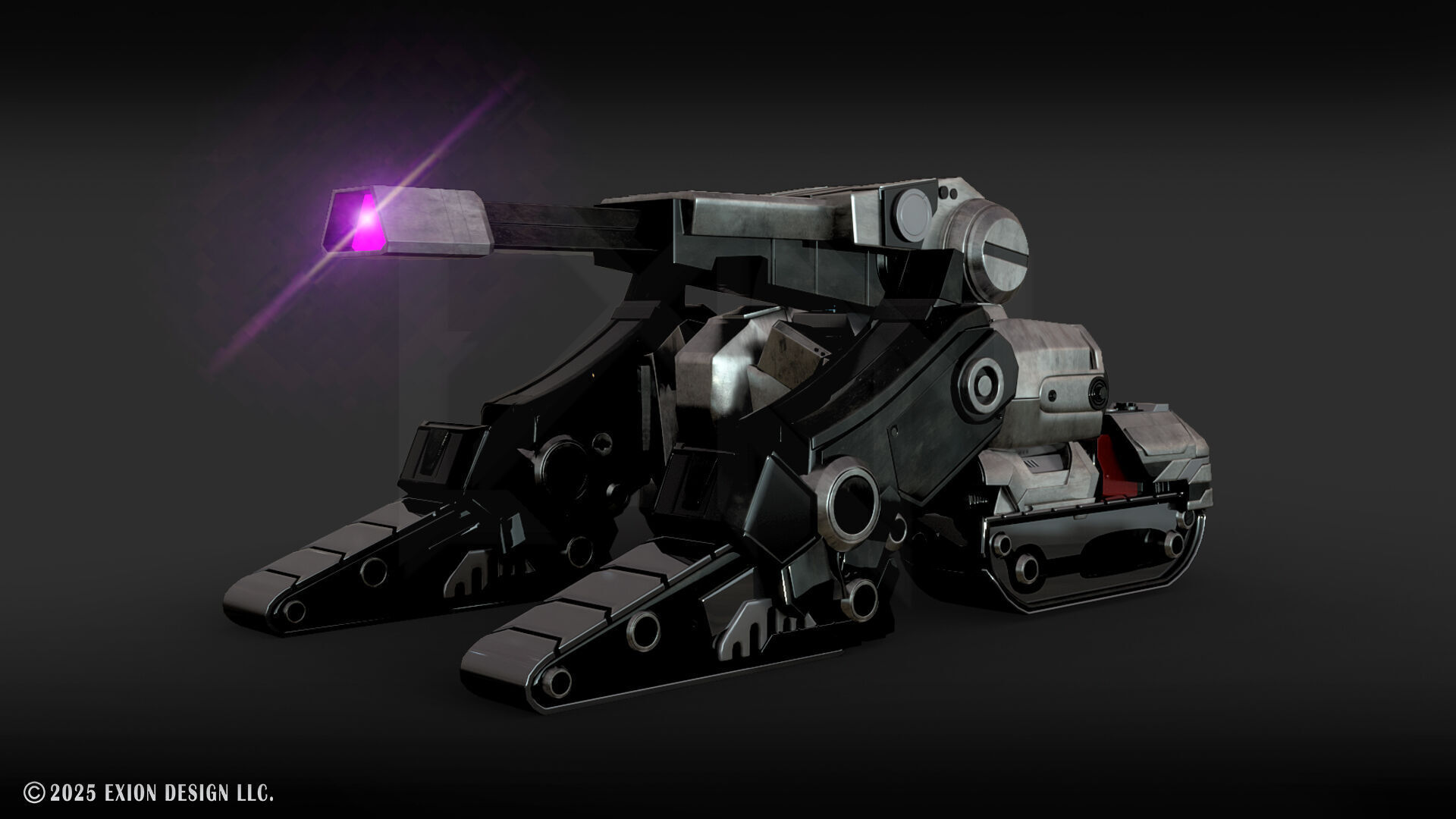 Transformers One Megatron Cybertron Tank Form 3D model_9